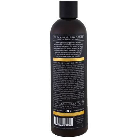 沐浴露, 沐浴露: The Seaweed Bath Co, Purifying Detox Body Wash, Enlighten, Lemongrass, 12 fl oz (354 ml)