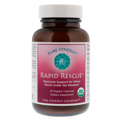 The Synergy Company, Rapid Rescue, 42 Organic Capsules Review