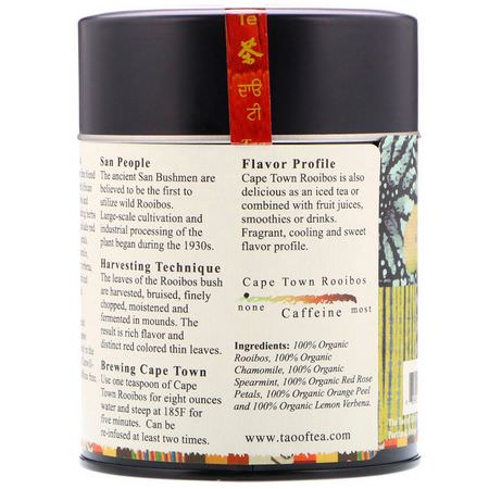 草本茶, 如意寶茶: The Tao of Tea, 100% Organic South African Roobios & Spices, Cape Town Rooibos, 4.0 oz (114 g)