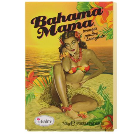 眼影, 眼睛: theBalm Cosmetics, Bahama Mama, Bronzer, Shadow & Contour Powder, 0.25 oz (7.08 g)