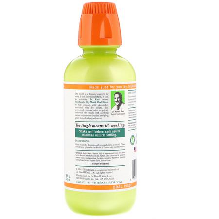 : TheraBreath, Dry Mouth Oral Rinse, Tingling Mint, 16 fl oz (473 ml)