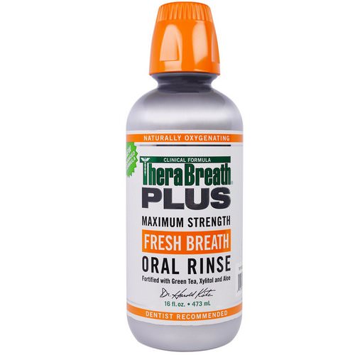TheraBreath, Plus Maximum Strength Fresh Breath Oral Rinse, 16 fl oz (473 ml) Review