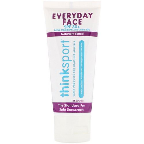 Think, Thinksport, EveryDay Face, SPF 30+, Naturally Tinted, 2 oz (59 ml) Review