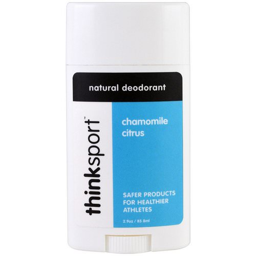 Think, Thinksport, Natural Deodorant, Chamomile Citrus, 2.9 oz (85.8 ml) Review