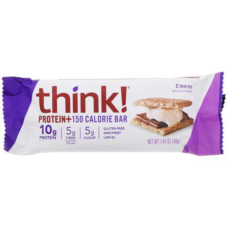 ThinkThin Whey Protein Bars Soy Protein Bars - 大豆蛋白棒, 乳清蛋白棒, 蛋白棒, 核仁巧克力餅