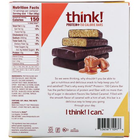 ThinkThin Whey Protein Bars Soy Protein Bars - 大豆蛋白棒, 乳清蛋白棒, 蛋白棒, 巧克力蛋糕