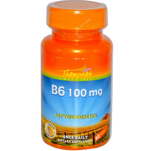 Thompson, B6, 100 mg, 60 Tablets Review