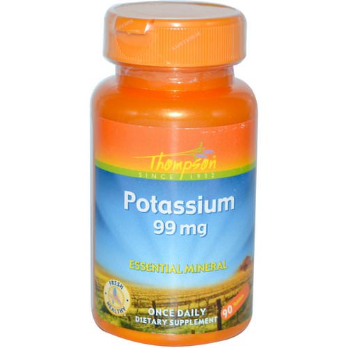 Thompson, Potassium, 99 mg, 90 Tablets Review
