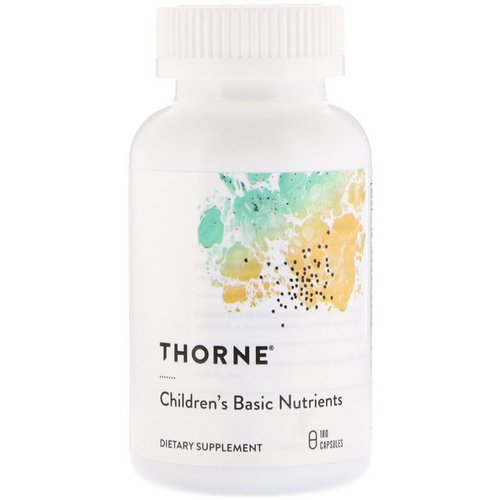 Thorne Research, Children's Basic Nutrients, 180 Vegetarian Capsules Review
