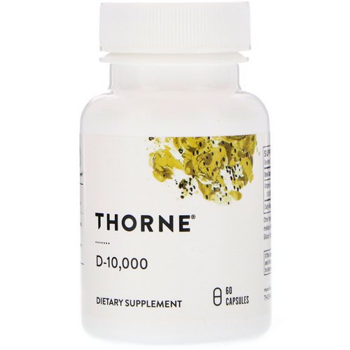 Thorne Research, D-10,000, 60 Capsules Review