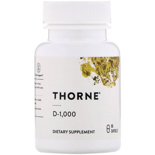 Thorne Research, D-1000, 90 Capsules Review