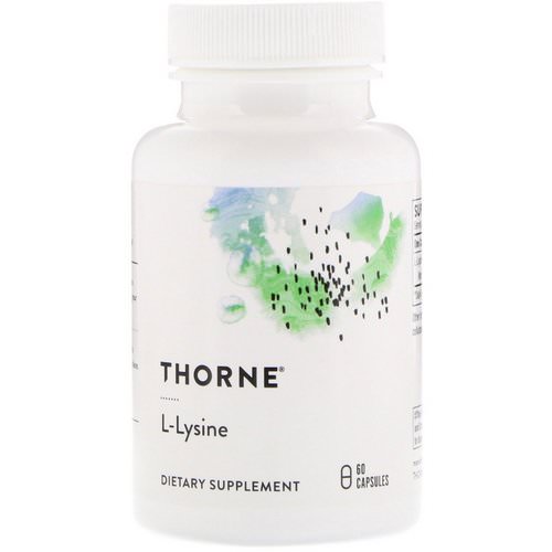 Thorne Research, L-Lysine, 60 Capsules Review