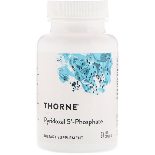 Thorne Research, Pyridoxal 5'-Phosphate, 180 Capsules Review