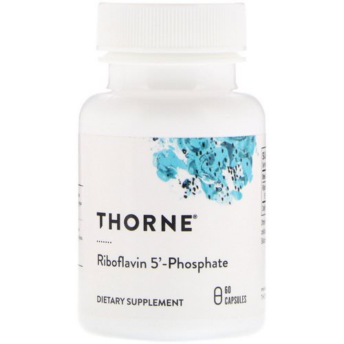 Thorne Research, Riboflavin 5' Phosphate, 60 Capsules Review