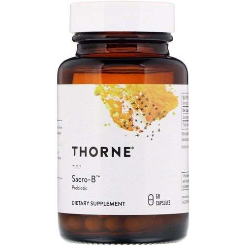 Thorne Research, Sacro-B, Probiotic, 60 Capsules Review