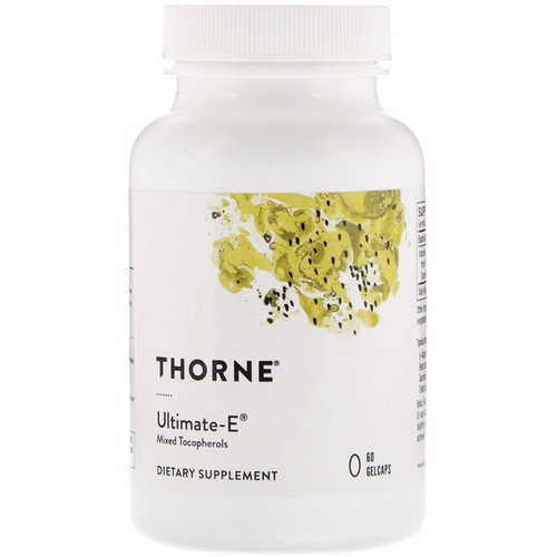 Thorne Research, Ultimate-E, 60 Gelcaps Review