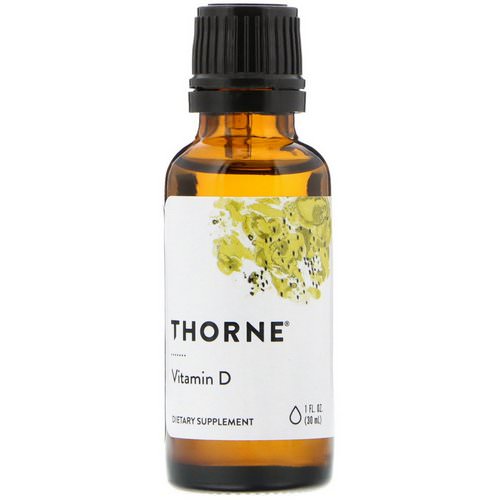 Thorne Research, Vitamin D, 1 fl oz (30 ml) Review