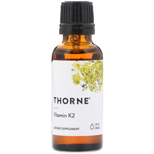 Thorne Research, Vitamin K2, 1 fl oz (30 ml) Review