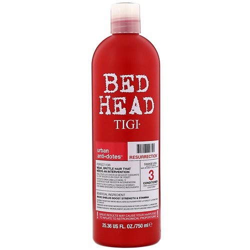 TIGI, Bed Head, Urban Anti+dotes, Resurrection, Damage Level 3 Conditioner, 25.36 fl oz (750 ml) Review