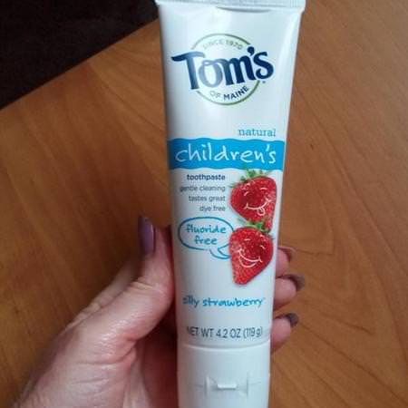 Toms of Maine Baby Toothpaste Gel Fluoride Free - 無氟化物, 牙膏, 浴, 凝膠