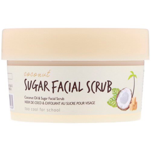 Too Cool for School, Coconut Sugar Facial Scrub, 3.38 fl oz (100 ml) Review
