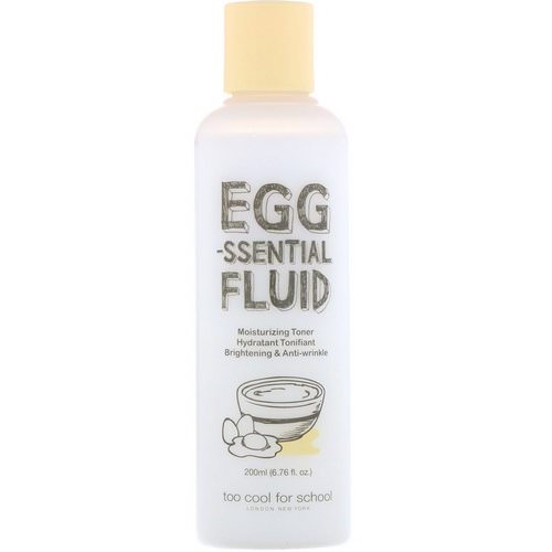 Too Cool for School, Egg-ssential Fluid, Moisturizing Toner, 6.76 fl oz (200 ml) Review