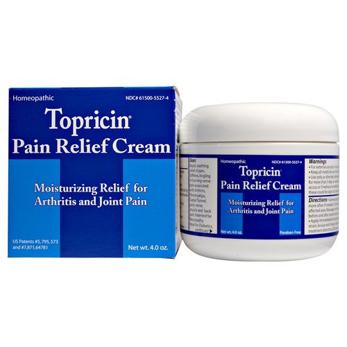 Topricin, Pain Relief Cream, 4.0 oz Review
