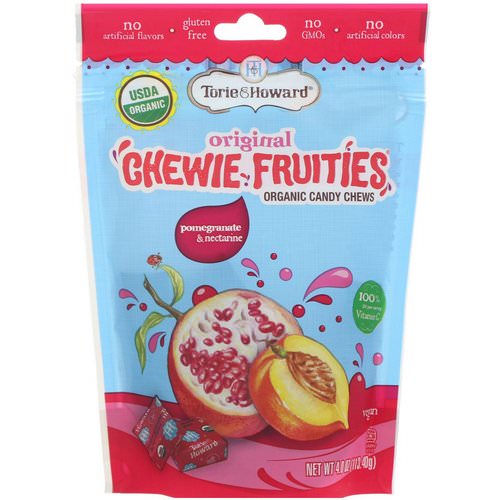 Torie & Howard, Organic Candy Chews, Original Chewie Fruities, Pomegranate & Nectarine, 4 oz (113.40 g) Review