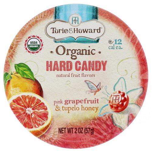 Torie & Howard, Organic, Hard Candy, Pink Grapefruit & Tupelo Honey, 2 oz (57 g) Review