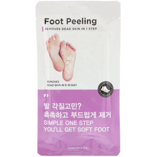 Tosowoong, Foot Peeling, Size Large, 2 Pieces, 20 g Each Review