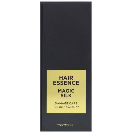 頭皮護理, 頭髮: Tosowoong, Hair Essence Magic Silk, Damage Care, 100 ml