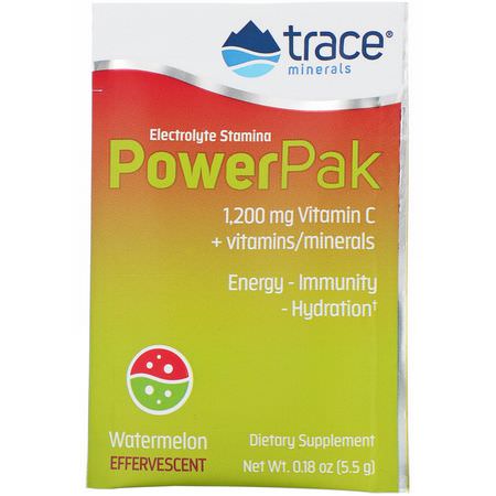 Trace Minerals Research Hydration Electrolytes Vitamin C Formulas - 維生素C, 維生素, 補品, 電解質