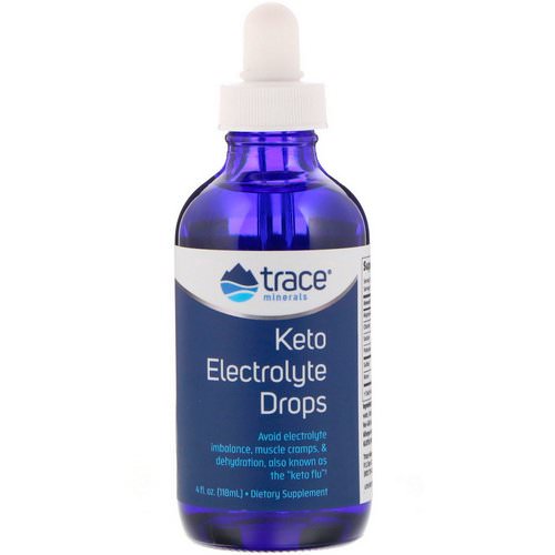 Trace Minerals Research, Keto Electrolyte Drops, 4 fl oz (118 ml) Review