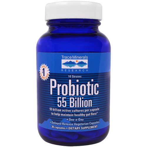 Trace Minerals Research, Probiotic, 55 Billion, 30 Capsules Review