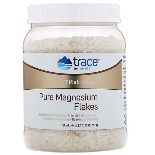Trace Minerals Research, TM Skincare, Pure Magnesium Flakes, 2.75 lbs (1247 g) Review