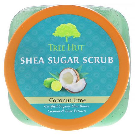 Tree Hut Sugar Scrub Polish - 糖磨砂膏, 波蘭, 身體磨砂, 淋浴