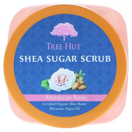 Tree Hut Sugar Scrub Polish - 糖磨砂膏, 波蘭, 身體磨砂, 淋浴