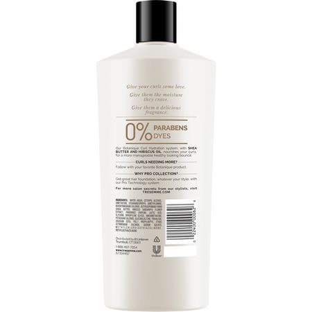護髮素, 洗髮水: Tresemme, Botanique, Curl Hydration Conditioner, 22 fl oz (650 ml)