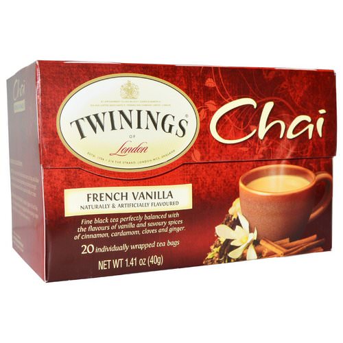 Twinings, Chai, French Vanilla, 20 Tea Bags, 1.41 oz (40 g) Review