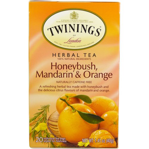 Twinings, Herbal Tea, Honeybush, Mandarin & Orange, Caffeine Free, 20 Individual Tea Bags, 1.41 oz (40 g) Review