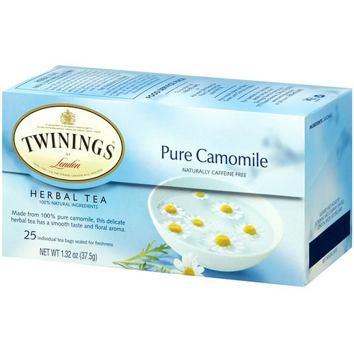 Twinings, Herbal Tea, Pure Camomile, Caffeine Free, 25 Tea Bags, 1.32 oz (37.5 g) Review