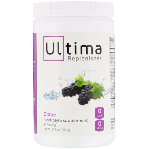 Ultima Replenisher, Electrolyte Powder, Grape, 10.8 oz (306 g) Review