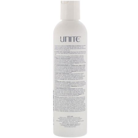 護髮素, 洗髮水: Unite, BLONDA Daily Conditioner, 8 fl oz (236 ml)