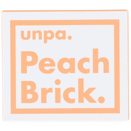 香皂: Unpa, Peach Brick, Tone-up Soap, 120 g