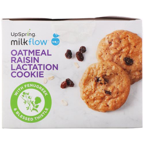 UpSpring, Milkflow, Lactation Cookies, Oatmeal Raisin, 10 Packets, 2 Cookies Each Review