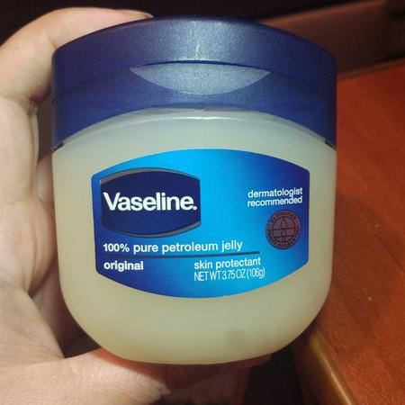 Vaseline, 100% Pure Petroleum Jelly, Original, 3.75 oz (106 g)
