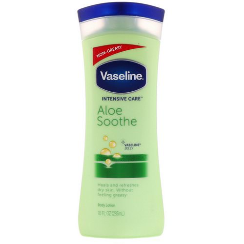 Vaseline, Intensive Care, Aloe Soothe Non-Greasy Lotion, 10 fl oz (295 ml) Review