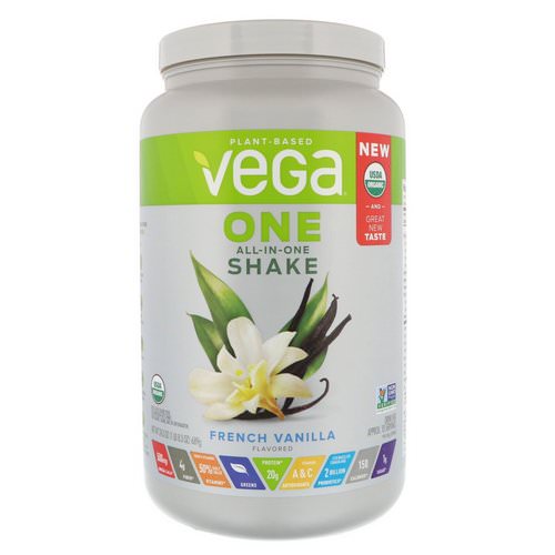 Vega, One, All-in-One Shake, French Vanilla, 1.51 lbs (689 g) Review
