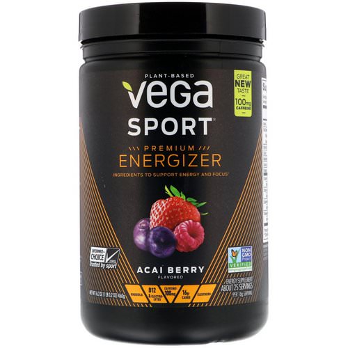 Vega, Sport, Energizer, Acai Berry, 16.2 oz (460 g) Review