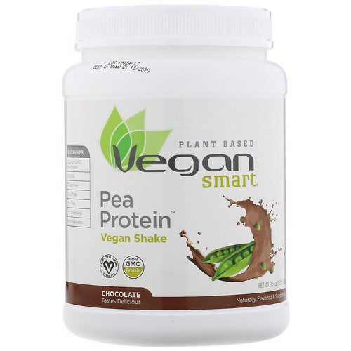 VeganSmart, Pea Protein Vegan Shake, Chocolate, 20.6 oz (585 g) Review